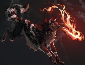 Detailed Feral Full Body + simple bg